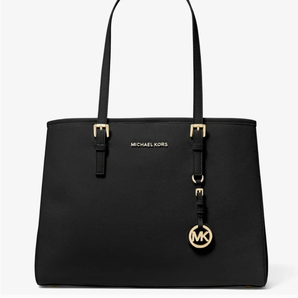 Michael Kors Black Jet set travel tote Bag - Picture 1 of 11